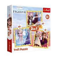PUZZLE 3 NE 1 DISNEY FROZEN TREFL