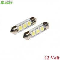 LLAMPA LED GLIPART SILUR-36MM 12V 3-SMD-LED WHITE GP-90067 2CP