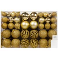 Topa Dekorative Gold Set Mat Me Shkelqim & Me Xixa Ne Valixhe 100 Cope
