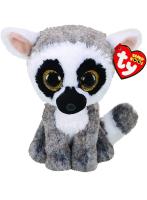 Plush Ty Beanie Boos Linus Lemur 15cm 