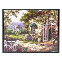 Pikture Dekorative Shtepi Me Lule 22x29 Cm