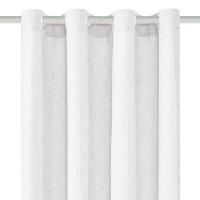 Perde E Bardhe Unaza Metalike Silver 140x250 Cm