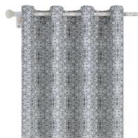 Perde Gri Marok Style Unaza Metalike Silver 140x250 Cm