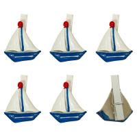 Kapese Anije Bardhe Blu 5 cm