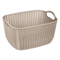 Kosh Me Doreza Plastike 29.5x22.5x16.5 cm