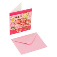 Kartoline 7.5X8.5Cm Roze