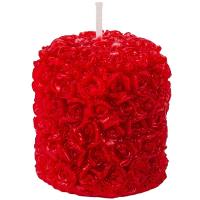 Qiri Aromatik I Kuq Me Dizajn Trendafil 3D Me Arome Trendafili 4.5x4.5 Cm