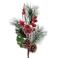 Dege Dekorative Me Boce Kokrra Te Kuqe 18 Cm