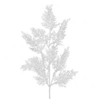 Dege Dekorative Me Gjethe Te Bardha 62 Cm