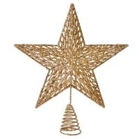 Yll Dekorativ Gold Me Xixa Per Majen E Pemes 33 Cm