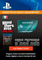 DG PS4 GTA Online-Shark 8.000.000$ DLC Account IT