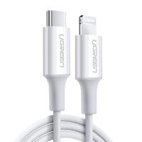 Cable Ugreen USB-C to Lightning Charging & Data Sync 3A Apple C94 MFi Certified 1m White 