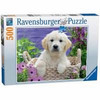 Puzzle Ravensburger Sweet Golden Retriever 500Pcs
