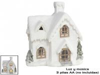 Shtepi me 1 drite dhe muzike 35X36X25CM