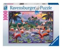 Puzzle Ravensburger Pink Flamingoes 1000Pcs