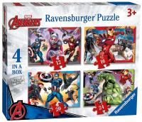 Puzzle Ravensburger Marvel Avengers Four In A Box