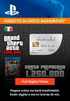 DG PS4 GTA Online-Shark 1.250.000$ DLC Account IT