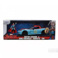 Vehicle Jada Chevrolet Corvette Z06 2006 With Doctor Strange 1:24