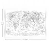 Super Painter Giant Colouring Poster Pads The World