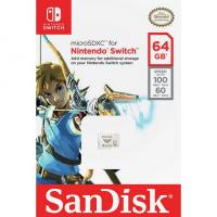 Card Micro SDXC 64GB SanDisk Nintendo Switch