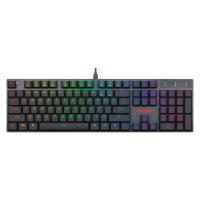 Keyboard Redragon Apas RGB ,  Mechanical Linear switches quiet click , Low Profile , Cabl