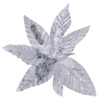 Lule Krishtlindjesh Dekorative Silver 19 Cm