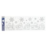Stickers njeri bore me flok bore gri 20x60
