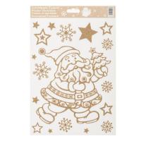 Stickersa dekoruese santa klaus me flok bore bronx 20x30