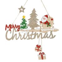 Dekoruese krishtlindje sign christmas me santa klaus ne slite dhurata 28x17