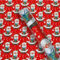 Leter paketimi dhuratash me santa klaus 70x300cm
