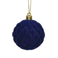 Dekoruese per pemen top blu e erret velvet 6cm
