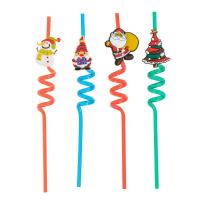 Dekoruese krishtlindje pipa me figura santa 4cp 6x270mm
