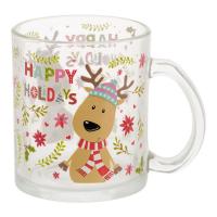 Dekoruese krishtlindjesh filxhan transparent me dre happy holidays 9.5x8
