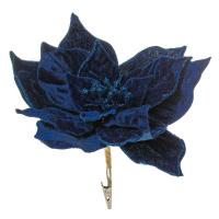Lule krishtlindjesh blu velute 23cm