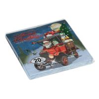 Farcoleta dekorative xmas 33x33 cm 20 cp