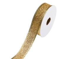 Shirit dekorues me vezullim ngjyre gold 5 mx21 mm