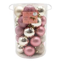 Set topa viti i ri roze gold 7 cm 30 cp