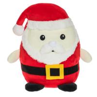 Dekorues krishtlindje jastek i fryre santa klaus i kuq 30cm