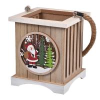 Fenere me santa klaus 17.5x15 cm 3d 
