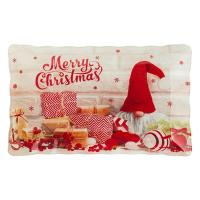 Pjatance dekorative merry christmas 31x21 cm
