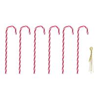 Bastun bardhe kuq 6 cp 18 cm