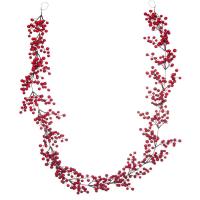 Shirite dekorues krishtlindje me berries 8x185cm 