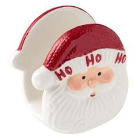 Mbajtese kartopecetash santa klaus hohoho 10cm