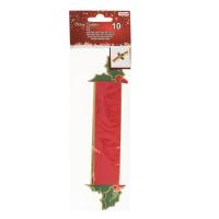Dekoruese christ unaze e kuqe mistletoe per kartopececa 10cp