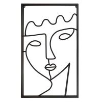 Kornize metalike me portret 31x2x50