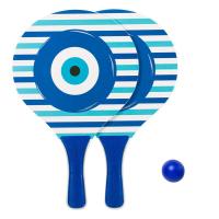 Rakete tenisi ne forme syri me top blu 38x24cm