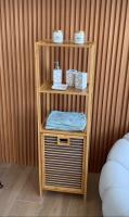 Raft bamboo organizuese per tualetin
