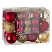 Set 50 topa dizenjo & madhesi te ndryshme kuq gold