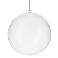 Dekoruese per pemen topa transparent 15cm 