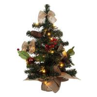 Dekoruese peme krishtlindje e vogel me boce pishe 20led 50cm